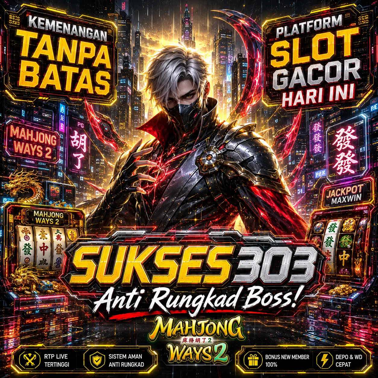 SUKSES303 Link Slot Gacor Server Jepang Winrate Tertinggi & Agen Slot 4D Terpercaya